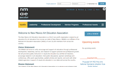 Desktop Screenshot of newmexicoarteducators.org